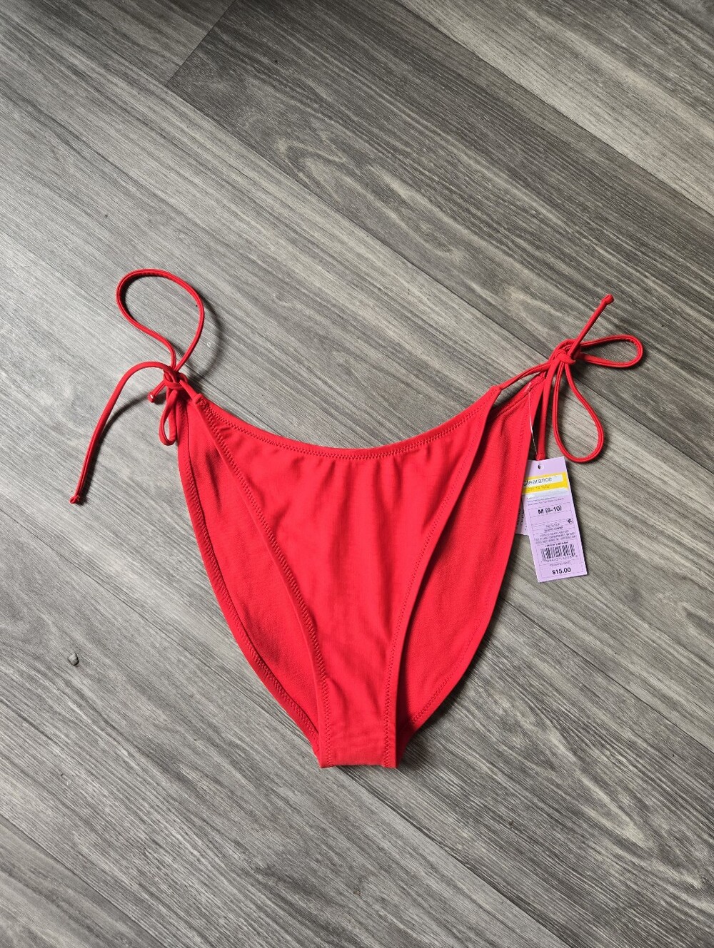 wild fable Bright Red Bikini Bottoms Size M